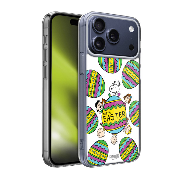 Peanuts Easter Spring Friendship Soft Gel Case for Apple iPhone 17 Pro Max