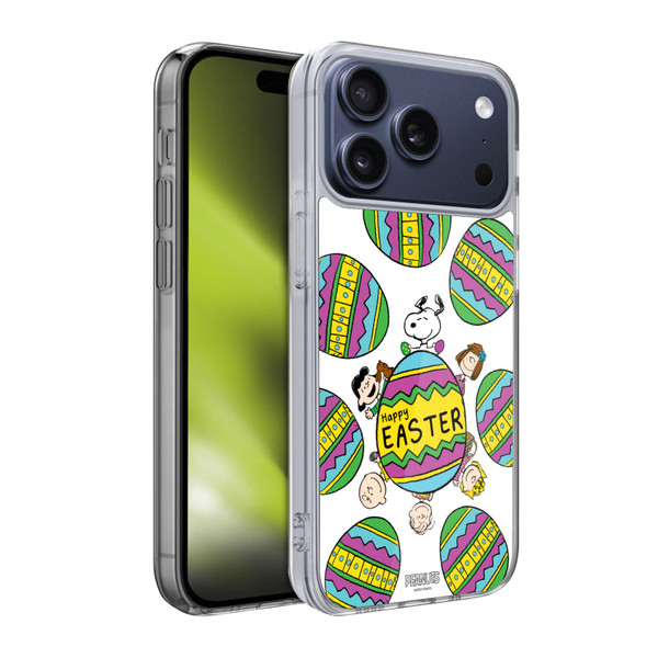 Peanuts Easter Spring Friendship Soft Gel Case for Apple iPhone 17 Pro