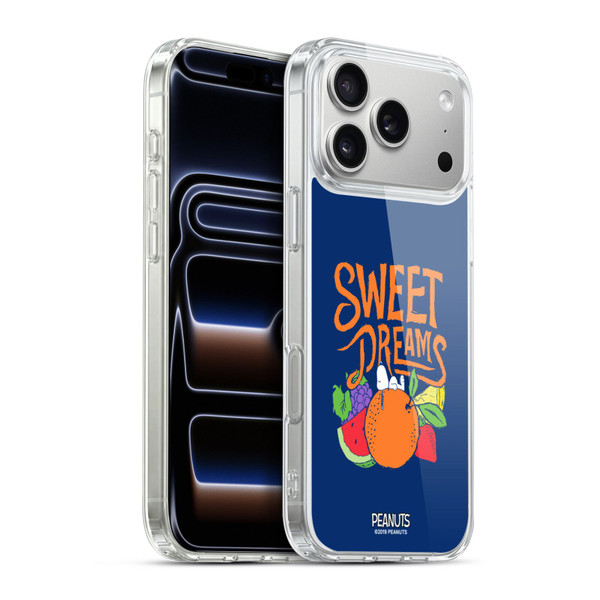 Peanuts Naturally Sweet Sweet Dreams Snoopy Soft Gel Case for Apple iPhone 17 Pro Max