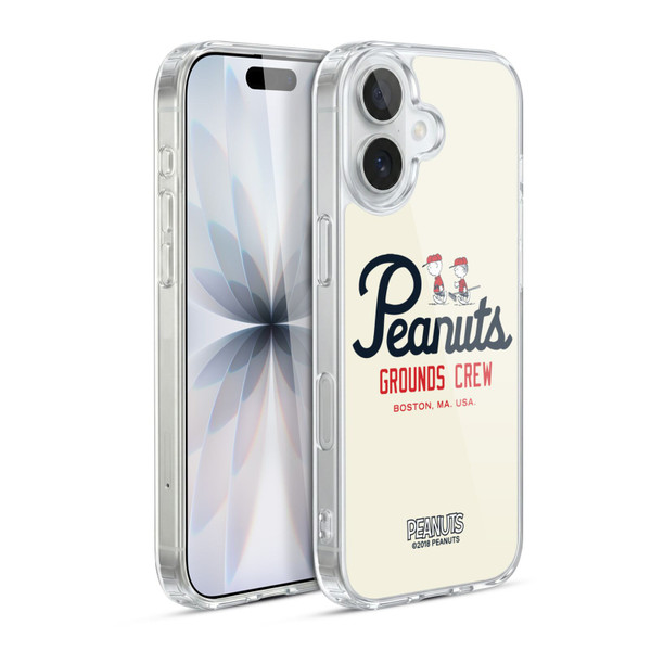 Peanuts Varsity Sports Boston Grounds Crew Soft Gel Case for Apple iPhone 17