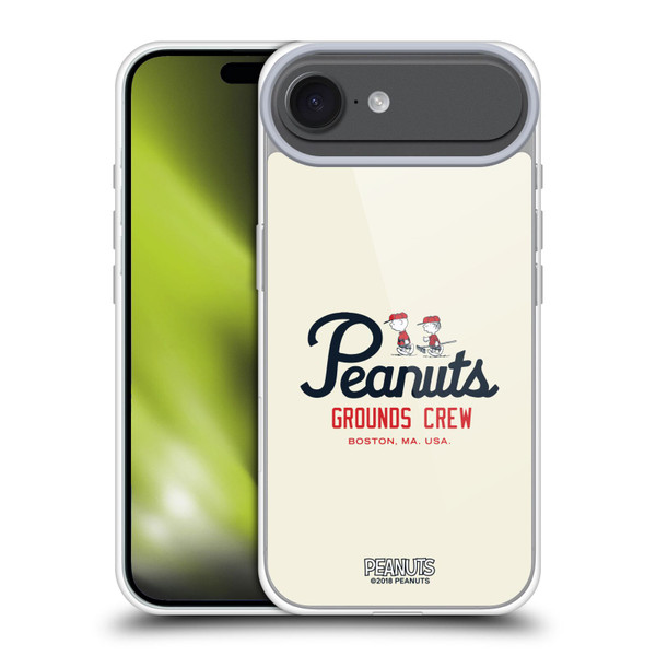 Peanuts Varsity Sports Boston Grounds Crew Soft Gel Case for Apple iPhone 17 Air