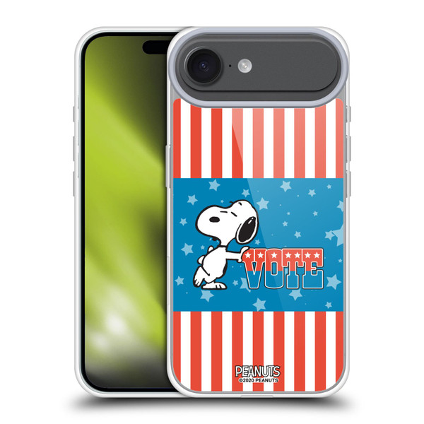 Peanuts Your Vote Is Your Voice Snoopy Flag Colour Soft Gel Case for Apple iPhone 17 Air