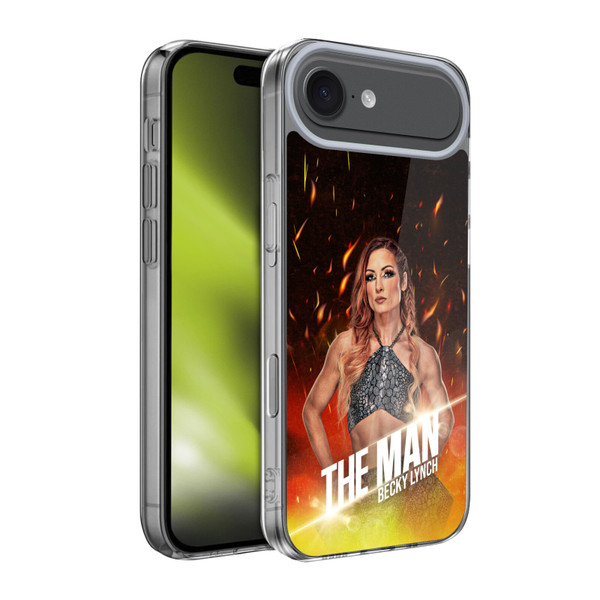 WWE Becky Lynch The Man Portrait Soft Gel Case for Apple iPhone 17 Air WWE Becky Lynch The Man Portrait Soft Gel Case for Apple iPhone 17 Air