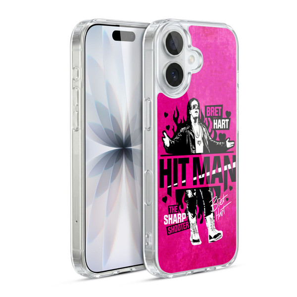 WWE Bret Hart Hitman Soft Gel Case for Apple iPhone 17