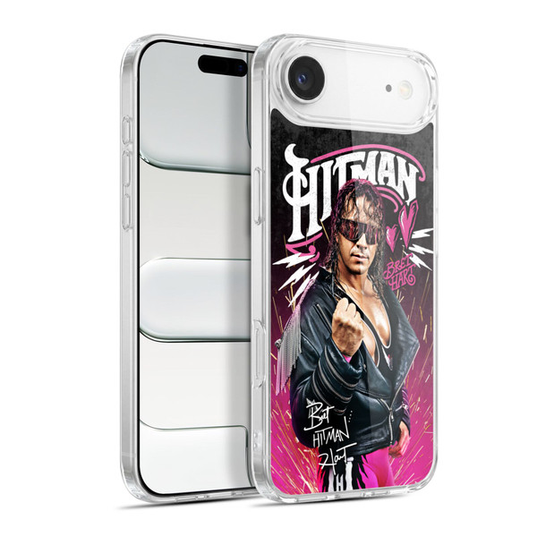 WWE Bret Hart Hitman Graphics Soft Gel Case for Apple iPhone 17 Air