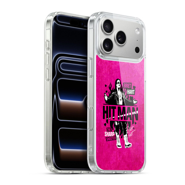 WWE Bret Hart Hitman Soft Gel Case for Apple iPhone 17 Pro Max