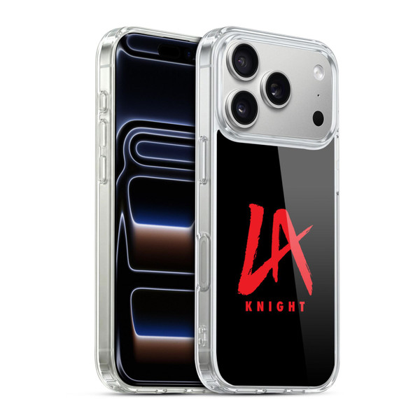 WWE LA Knight Logo Soft Gel Case for Apple iPhone 17 Pro