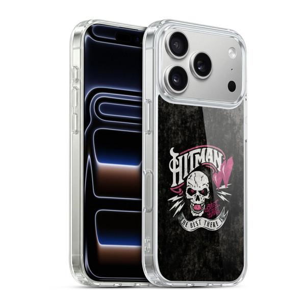 WWE Bret Hart Hitman Logo Soft Gel Case for Apple iPhone 17 Pro