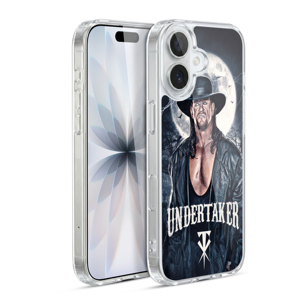 WWE The Undertaker Portrait Soft Gel Case for Apple iPhone 17