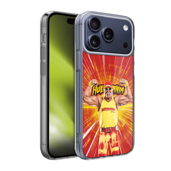 WWE Hulk Hogan Portrait Soft Gel Case for Apple iPhone 17 Pro Max