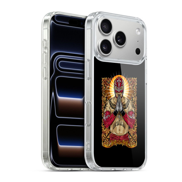 WWE Rey Mysterio Glow Soft Gel Case for Apple iPhone 17 Pro