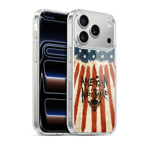 WWE Cody Rhodes Graphics American Nightmare Flag Soft Gel Case for Apple iPhone 17 Pro