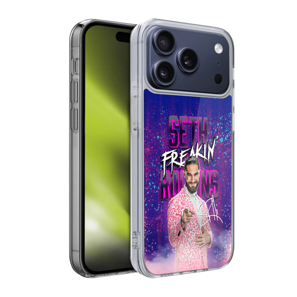 WWE Seth Rollins Seth Freakin' Rollins Soft Gel Case for Apple iPhone 17 Pro