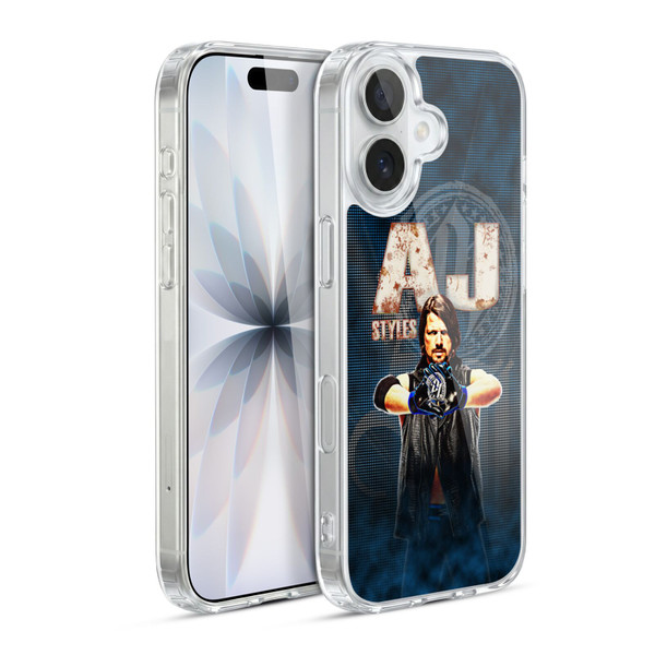 WWE Superstars AJ Styles Soft Gel Case for Apple iPhone 17