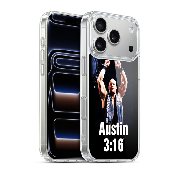 WWE Stone Cold Steve Austin Photo Soft Gel Case for Apple iPhone 17 Pro