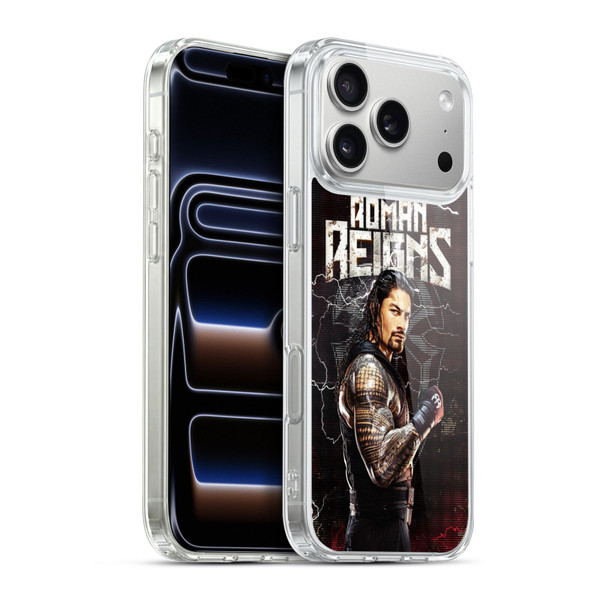 WWE Superstars Roman Reigns Soft Gel Case for Apple iPhone 17 Pro Max