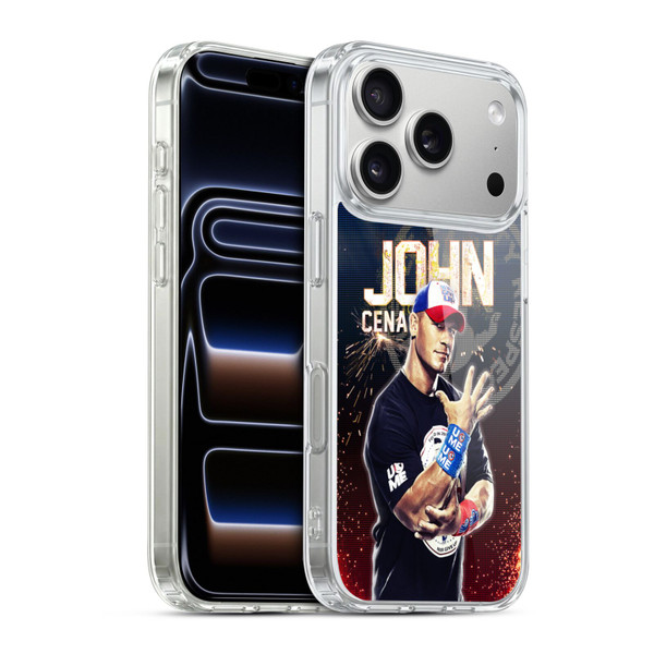 WWE Superstars John Cena Soft Gel Case for Apple iPhone 17 Pro