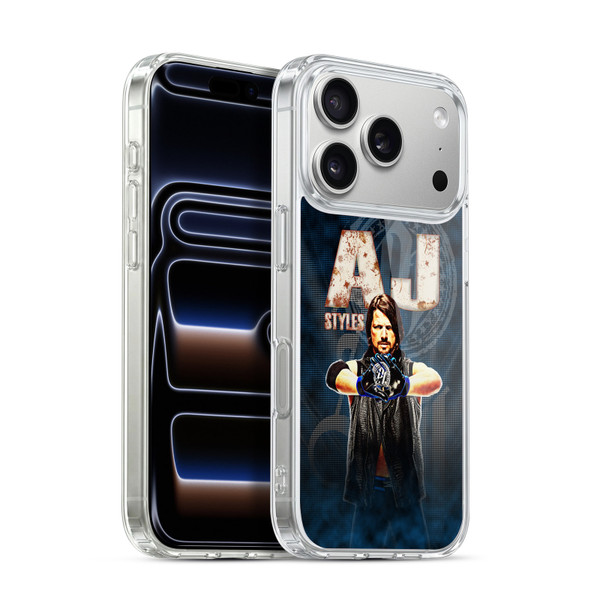 WWE Superstars AJ Styles Soft Gel Case for Apple iPhone 17 Pro