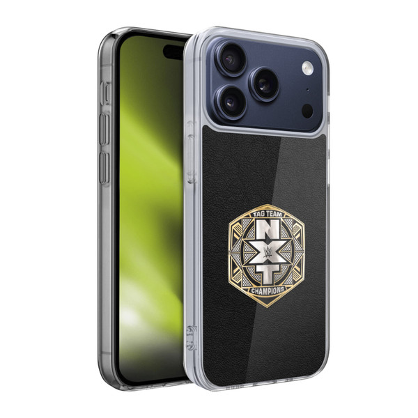 WWE Title Belts NXT Tag Team Championship Soft Gel Case for Apple iPhone 17 Pro