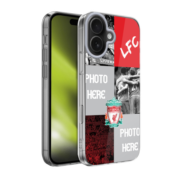 Custom Customised Personalised Liverpool Football Club Liverpool Fc Celebration Crest Soft Gel Case for Apple iPhone 17