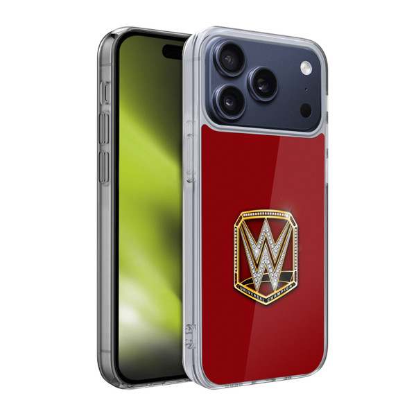 WWE Title Belts Universal Champion Soft Gel Case for Apple iPhone 17 Pro
