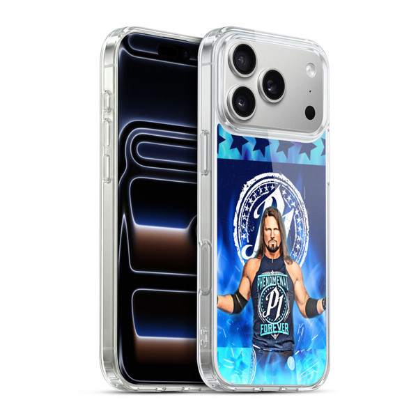 WWE Aj Styles Portrait Soft Gel Case for Apple iPhone 17 Pro Max