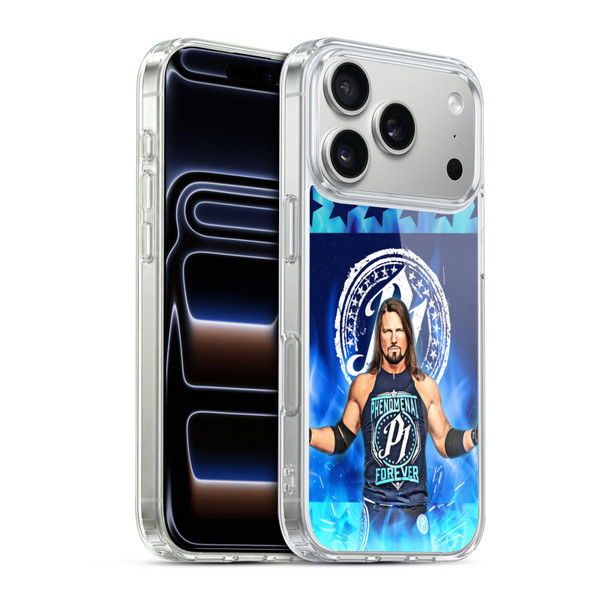 WWE Aj Styles Portrait Soft Gel Case for Apple iPhone 17 Pro