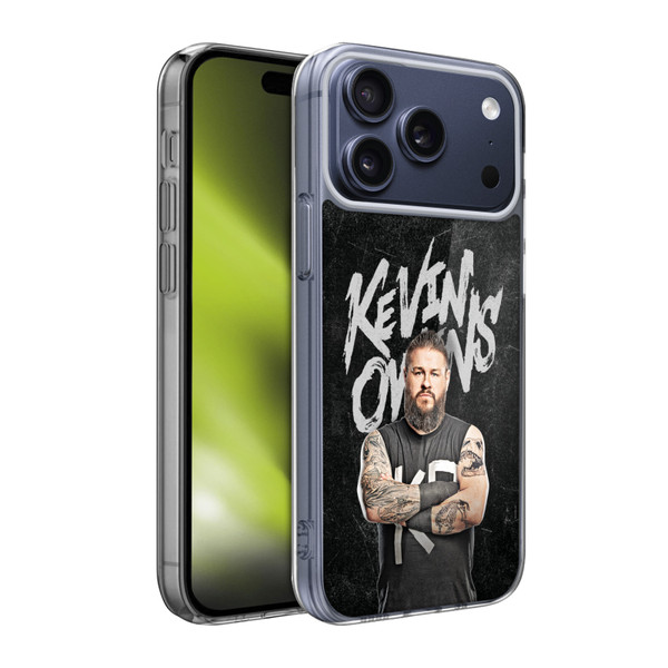 WWE Kevin Owens Portrait Soft Gel Case for Apple iPhone 17 Pro Max