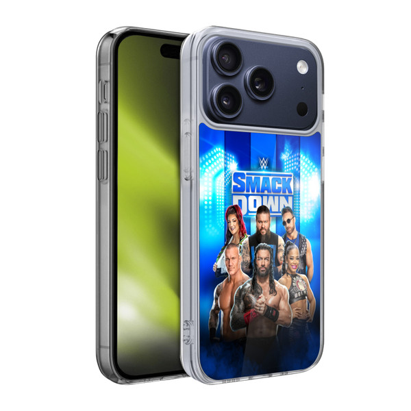 WWE Pay-Per-View Superstars 2024 Smackdown! Soft Gel Case for Apple iPhone 17 Pro