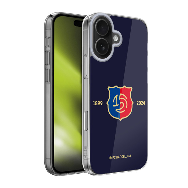 FC Barcelona 125th Anniversary Logo Stack Soft Gel Case for Apple iPhone 17