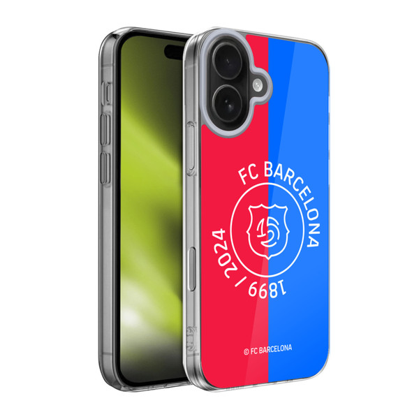 FC Barcelona 125th Anniversary Red & Blue Soft Gel Case for Apple iPhone 17