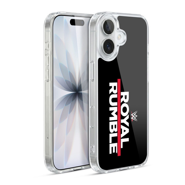 WWE TV Program Logo Royal Rumble Soft Gel Case for Apple iPhone 17
