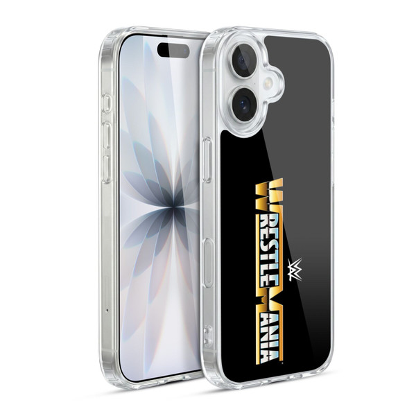WWE TV Program Logo Wrestlemania Soft Gel Case for Apple iPhone 17