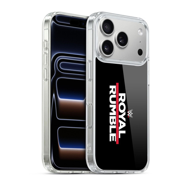 WWE TV Program Logo Royal Rumble Soft Gel Case for Apple iPhone 17 Pro