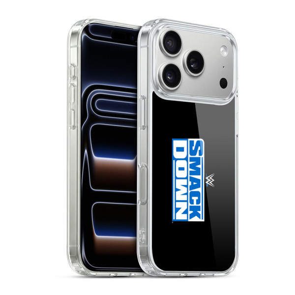 WWE TV Program Logo Smack Down Soft Gel Case for Apple iPhone 17 Pro
