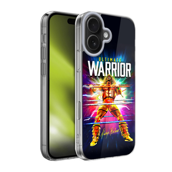 WWE The Ultimate Warrior Retro Blast Soft Gel Case for Apple iPhone 17