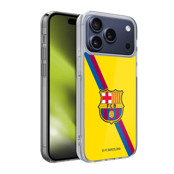 FC Barcelona 2019/20 Crest Kit Away Soft Gel Case for Apple iPhone 17 Pro
