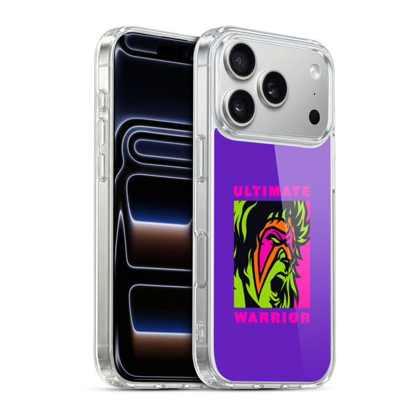 WWE The Ultimate Warrior Illustrated Soft Gel Case for Apple iPhone 17 Pro