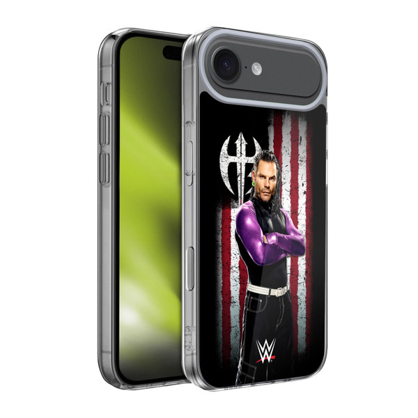WWE American Flag Superstars Jeff Hardy Soft Gel Case for Apple iPhone 17 Air