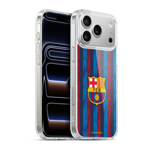 FC Barcelona 2022/23 Crest Kit Home Soft Gel Case for Apple iPhone 17 Pro Max