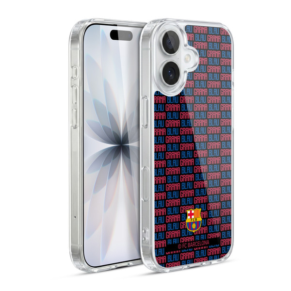 FC Barcelona Culé  Blaugrana Soft Gel Case for Apple iPhone 17