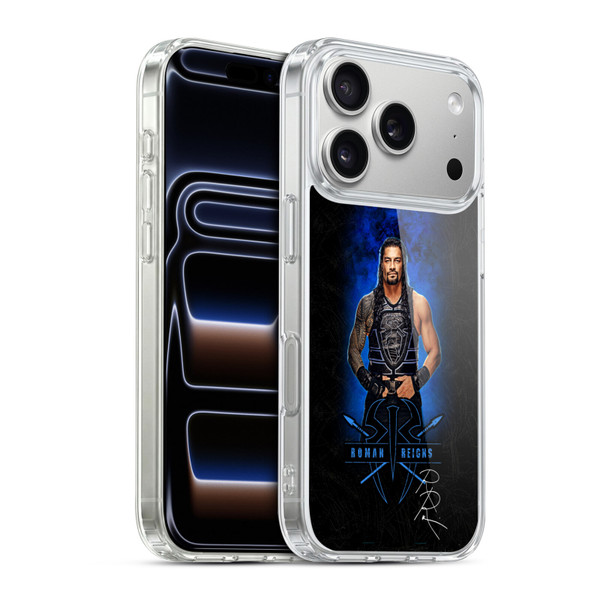 WWE 2017 Roman Reigns LED Image 2 Soft Gel Case for Apple iPhone 17 Pro