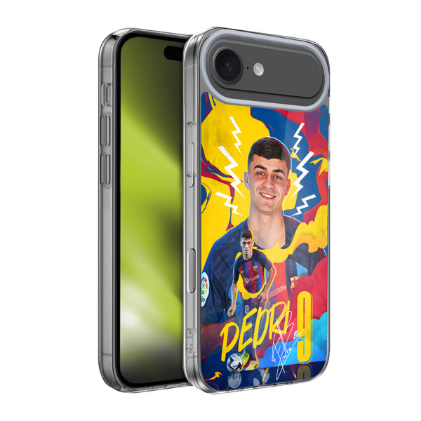 FC Barcelona 2022/23 First Team Pedri Soft Gel Case for Apple iPhone 17 Air