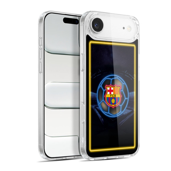 FC Barcelona Neon Logo Soft Gel Case for Apple iPhone 17 Air