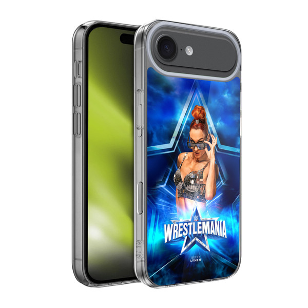 WWE Wrestlemania 38 Superstars Becky Lynch Soft Gel Case for Apple iPhone 17 Air WWE Wrestlemania 38 Superstars Becky Lynch Soft Gel Case for Apple iPhone 17 Air