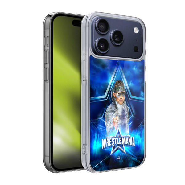 WWE Wrestlemania 38 Superstars The Miz Soft Gel Case for Apple iPhone 17 Pro
