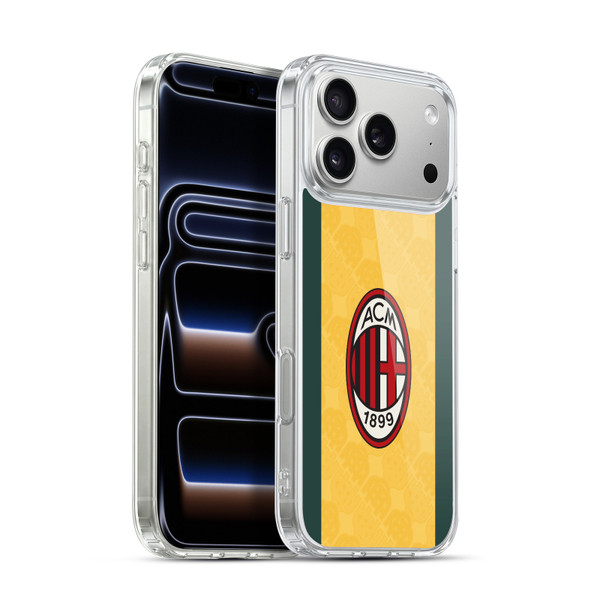 AC Milan 2025/26 Crest Kit Third Soft Gel Case for Apple iPhone 17 Pro Max