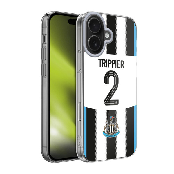 Newcastle United Football Club 2025/26 Players Home Kit Kieran Trippier Soft Gel Case for Apple iPhone 17 Newcastle United Football Club 2025/26 Players Home Kit Kieran Trippier Soft Gel Case for Apple iPhone 17