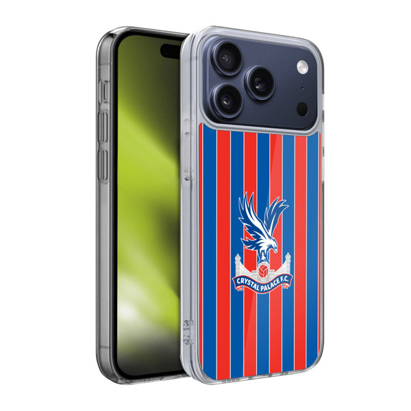 Crystal Palace FC 2025/26 Crest Kit Home Soft Gel Case for Apple iPhone 17 Pro