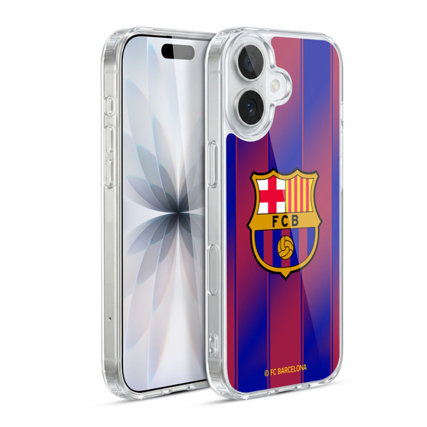FC Barcelona 2025/26 Crest Kit Home Soft Gel Case for Apple iPhone 17